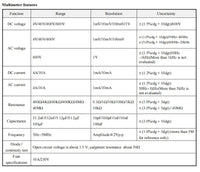 TOOLTOP ET2010A 2 IN 1 Digital Oscilloscope Multimeter 2.5Msps 1MHz Portable Multimeter Multifunctional Electrical Test Tool thumbnail