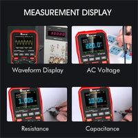 TOOLTOP ET2010A 2 IN 1 Digital Oscilloscope Multimeter 2.5Msps 1MHz Portable Multimeter Multifunctional Electrical Test Tool thumbnail