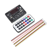 6V 12V Bluetooth 5.0 MP3 Decoding Board Module Wireless Car USB MP3 Player TF Card Slot USB FM with Microphone Handsfree control thumbnail