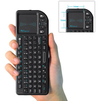 Rii X1 2.4GHz Mini Wireless Keyboard English/ES/FR Keyboards with TouchPad for Android TV Box/PC/Laptop thumbnail