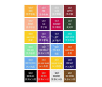 24 switch switches tester with acrylic base blank keycaps for mechanical keyboard kailh box heavy pro purple orange yellow gold thumbnail