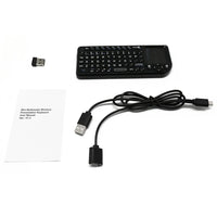 Rii X1 2.4GHz Mini Wireless Keyboard English/ES/FR Keyboards with TouchPad for Android TV Box/PC/Laptop thumbnail