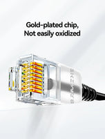 SAMZHE Slim Cat6A RJ45 Internet Cable High Speed 10Gbps 31AWG Support Cat8 Cat7 Network LAN Computer Patch Cable for PC & Gaming thumbnail