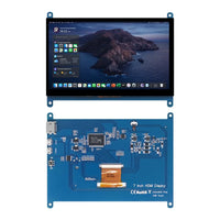 7 Inch Raspberry Pi 4/3/2/B/B+/A+ Monitor 1024x600 IPS 5-Points Capacitive Touchscreen Drive Free HDMI Display For Win 7/8/10 thumbnail