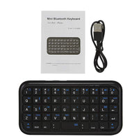 Mini Rechargeable Type-C Bluetooth 3.0 Keyboard Slim Wireless Pocket Keypad Portable 49 Keys Keyboard for Tablets Smartphones thumbnail