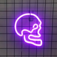 Halloween Bat Spirit LED Neon Wall Decor for Party Gift - Terrifying Atmosphere - USB or Battery Powered thumbnail