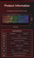 AJAZZ AK680 MAX Magnetic Switch Mechanical Keyboard 60% Rapid Trigger 0.01mm 8K/1K Return 68 keys Wired/Wireless Gaming Keybaord thumbnail