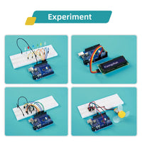 KUONGSHUN Super Starter Kit Including Breadboard 1602 IIC Jumper Wire Set R3 for Arduino UNO with Tutorial thumbnail