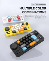 Hot Swap Wired Mechanical Keyboard with Volume Scroll Jostic 19Keys Programmer Keypad for Computer Laptop thumbnail