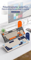 K8 100 Key Wireless Mechanical Keyboard Tri-mode Connection,Full Key Hot Swap,lighting Effects,Gasket Muffler Structure, Laptops thumbnail