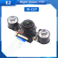 Raspberry Pi 4 Camera 5MP Night Vision 1080P Optional Wide Angle Fisheye IR-CUT Camera FF AF for Raspberry Pi 4B 3B+ 3B Zero thumbnail