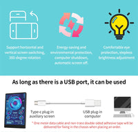 3.5 Inch IPS Type C Secondary Screen for Computer CPU GPU RAM HDD Display 320*480 USB LCD Monitor Freely AIDA64 Windows 10 11 thumbnail