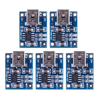 1-20PCS Type-c/Micro/Mini USB 5V 1A 18650 TP4056 Lithium Battery Charger Module Charging Board With Protection Function Li-ion thumbnail