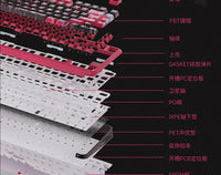 VALKYRIE Vk75 MIST Mechanical Keyboard Tri Mode E-Game Hot Swappable 2.4g/Wired/Bluetooth Rgb Gasket Customized Keyboard thumbnail