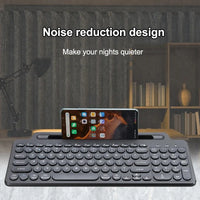 Bluetooth Keyboard 2.4G Wireless Keyboard with Touchpad Card Slot Keyboard For Laptop Tablet Android IOS Ipad Gaming Keyboard thumbnail
