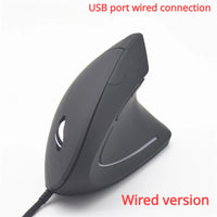 Original ihoyi Wireless Mouse Vertical Wired USB Mouse Ergonomic Luminous 2.4G Mute Photoelectric Bluetooth Game Mouse thumbnail