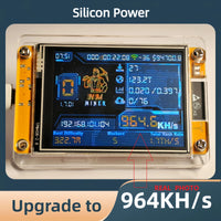 Bitcoin Solo Lottery NMMiner Hashrate 412KH/s Lucky Miner for computer nerd 2.8 inch Smart Display Crypto ESP32-2432S028R DROOM thumbnail