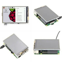 Raspberry Pi 3.5 Touch Screen 480*320 LCD TFT Display Optional ABS Metal Case Cooling Fan for Raspberry Pi 4 Model B or 3B+ 3B thumbnail