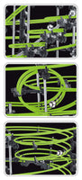 Marble Run Maze Race Track Games Luminous Spacerail Roller Coaster Level 2 3 4 Electric Elevator Model Education Science Toy thumbnail