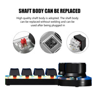 12 Keys 4 Knobs Programming Macro  Keyboard RGB USB Wired/Bluetooth-Compatible Photoshop Gaming Keypad Hot-swap Red Switch thumbnail