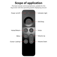 W3 Voice Air Mouse Remote Control 2.4G  English Arabic Handheld Mini Wireless Keyboard  for  Android TV BOX Windows PC thumbnail