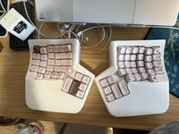 Kinesis Split Keyboard Kit Custom Qmk Setting 2.4g Wireless/wired Hot-swap Vial Key Change 8-layer Layout FDM 3D Printed Shell thumbnail