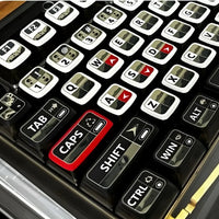 Pudding Keycap Set PBT+PC 125 Key Four Sided Transparent Anime Theme Keycap Compatible with Mechanical Keyboard 61/75/87/104 thumbnail