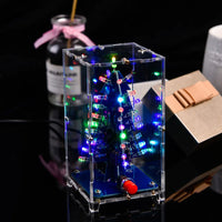 Xmas Tree DIY Kits RGB LED Flashing Tree DIY Kits Electronics Soldering Colorful 3D for Soldering Practice Learning thumbnail