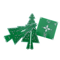 Xmas Tree DIY Kits RGB LED Flashing Tree DIY Kits Electronics Soldering Colorful 3D for Soldering Practice Learning thumbnail