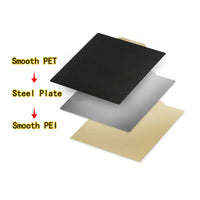 ENERGETIC KP3S Pro Bed PEI Build Plate 210x210mm Double Sided Textured/Smooth PEI PET PEY Spring Steel Sheet Magnetic Print Bed thumbnail