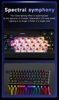 Ajazz NK61 Mechanical Wired Gaming Keyboard RGB Lighting Supports Hot-Swappable 61-Key Mechanical Wired Gaming Keyboard thumbnail