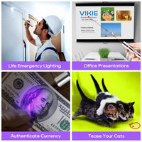 USB Rechargeable Cat Laser Pointer with 3 Modes 5 Patterns Lazer Projection Pen Red Dot LED Light Pointer Interactive Cat Toys thumbnail
