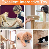 USB Rechargeable Cat Laser Pointer with 3 Modes 5 Patterns Lazer Projection Pen Red Dot LED Light Pointer Interactive Cat Toys thumbnail