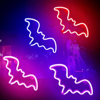 Halloween Led Neon Sign, Party Wall Art Decoration, Horror Atmosphere, Signature Neon Pendant, Room Night Light, USB or Battery Powered thumbnail