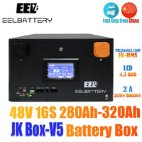 EEL 48V 16S DIY Battery box kit for cells 280 320Ah Server Rack with JK BMS 2A Active Balancer Energy Storage Stackable Case thumbnail