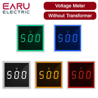 22MM AC 20-500V 0-100A LED Digital Voltmeter Ammeter Signal Lights 220V Voltage Current Meter Volt Amp Indicator Tester Detector thumbnail