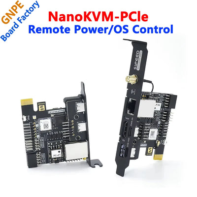 NanoKVM-PCIe Remote Control /Power /Desktop Maintenance Server UART HDMI USB RISC-V For PiKVM Sipeed