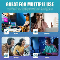 Live Podcast Equipment Set, with BM800 studio microphone, audio mixer supports a variety of sound effects, for PC,live broadcast thumbnail