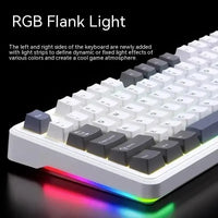 AULA F87 Pro Mechanical Keyboard 2.4g/Usb/Bluetooth Tri Mode Wireless 87 Key Rgb Pbt Gasket 5 Layer Silencing Full Key No Impact thumbnail