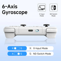 AceGamer Wireless Pocket Controller for Switch/Switch2/Android/iOS/PC/Steamdeck Bluetooth Gamepad with 6-axis Gyroscope Joystick thumbnail