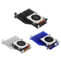 Raspberry Pi 5 Active Cooler Fan Aluminum Heatsink with PWM Speed Adjustable Fan Black Silver Blue Metal Radiator for RPi 5 thumbnail