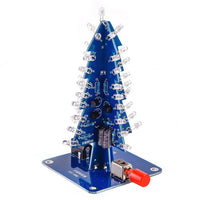 Xmas Tree DIY Kits RGB LED Flashing Tree DIY Kits Electronics Soldering Colorful 3D for Soldering Practice Learning thumbnail