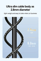 SAMZHE Slim Cat6A RJ45 Internet Cable High Speed 10Gbps 31AWG Support Cat8 Cat7 Network LAN Computer Patch Cable for PC & Gaming thumbnail