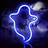 Halloween Led Neon Sign, Party Wall Art Decoration, Horror Atmosphere, Signature Neon Pendant, Room Night Light, USB or Battery Powered thumbnail