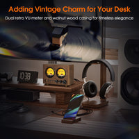 Nobsound VU1-W 4-IN-1-OUT Audio Selector 4-way Stere Switcher Home Preamp VU Meter with Remote Control thumbnail