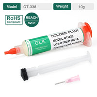 OLK SMD Welding Flux  PCB Repair Soldering No-clean Ball Planting Rosin Solder oil Lead-Free Halogen-Free BGA 10cc thumbnail