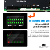 EEL 48V 16S DIY Battery box kit for cells 280 320Ah Server Rack with JK BMS 2A Active Balancer Energy Storage Stackable Case thumbnail