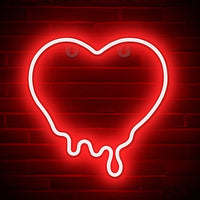USB/Battery LED Neon Lights Sign for Wall Art Decor Heart Gaming Bar Bedroom Decoration Hanging Neon Sign Party Alien Night Lamp thumbnail
