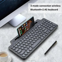 Bluetooth Keyboard 2.4G Wireless Keyboard with Touchpad Card Slot Keyboard For Laptop Tablet Android IOS Ipad Gaming Keyboard thumbnail
