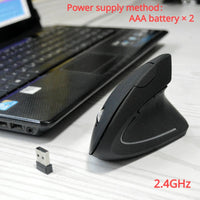 Original ihoyi Wireless Mouse Vertical Wired USB Mouse Ergonomic Luminous 2.4G Mute Photoelectric Bluetooth Game Mouse thumbnail